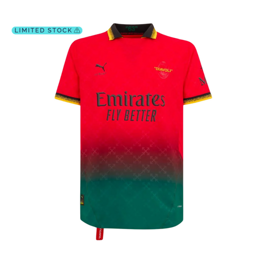 Milan Ac Jersey Limited Edition Red 2024/2025