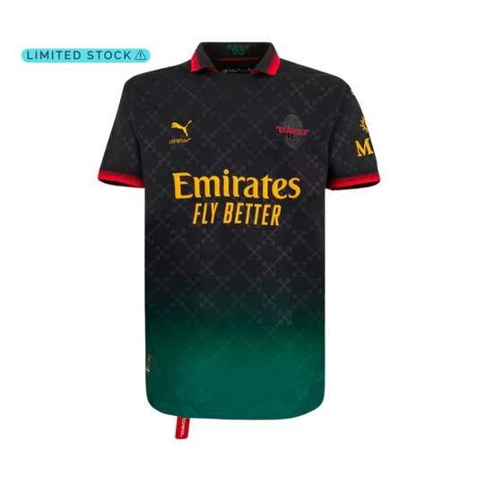 Milan Ac Jersey Limited Edition Black 2024/2025
